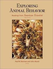 Cover of: Exploring Animal Behavior by Paul W. Sherman, John Alcock