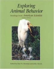 Cover of: Exploring animal behavior: readings from American scientist