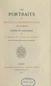 Cover of: Les portraits du duc de La Rochefoucauld
