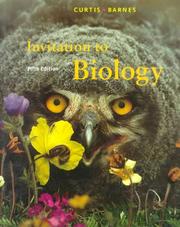 Cover of: Invitation to biology by Helena Curtis