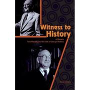 Cover of: Witness to History: A Memoir - Tom Murphy and His Role in Georgia Politics