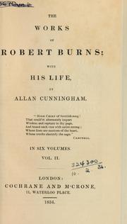 Cover of: Works by Robert Burns