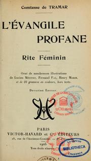 Cover of: L'evangile profane by Yzarn de Villefort, marquise d'