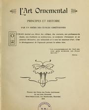 Cover of: L'Art ornamental