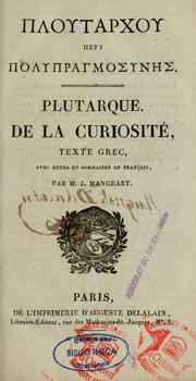 Cover of: De la curiosité