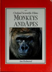 Cover of: Monkeys and Apes (Oxford Scientific Films) | Ian Redmond