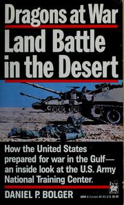 Cover of: Dragons at War: Land Battles in the Desert