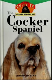 Cover of: The cocker spaniel by Judith P. Iby