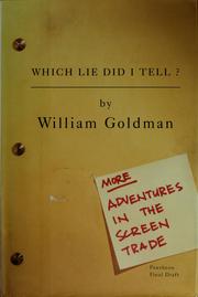 Cover of: Which lie did I tell? by William Goldman