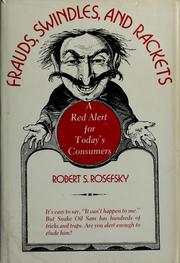 Frauds, swindles, and rackets by Robert S. Rosefsky