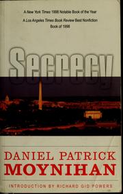 Cover of: Secrecy by Daniel P. Moynihan