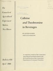 Cover of: Caffeine and theobromine in beverages