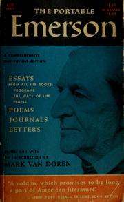 Cover of: The portable Emerson | Ralph Waldo Emerson
