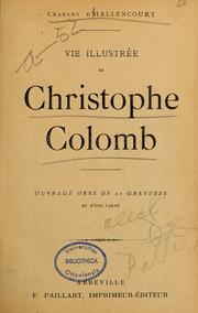 Cover of: Vie illustrée de Christophe Colomb