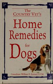 Cover of: Country vet's home remedies for dogs