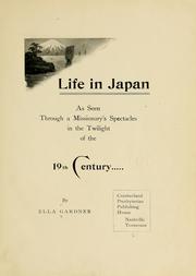 Cover of: Life in Japan by Ella Gardner