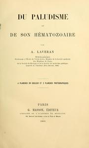 Cover of: Du paludisme et de son hématozoaire