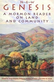Cover of: New Genesis: A Mormon Reader on Land and Community