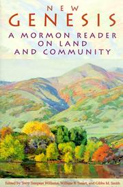 Cover of: New genesis: a Mormon reader on land and community