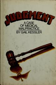 Cover of: Judgment by Gail Kessler