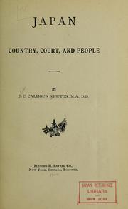 Cover of: Japan: country, court, and people.