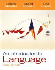 Cover of: An Introduction to language by Victoria A. Fromkin