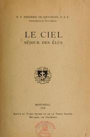 Cover of: Le ciel, séjour des élus