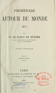 Cover of: Promenade autour du monde, 1871