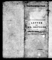 Cover of: Grand Trunk Railway of Canada: letter from Mr. Brydges to the postmaster general of Canada