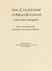Cover of: The courtship of Miles Standish by Henry Wadsworth Longfellow