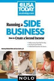 Cover of: Running a side business: how to create a second income