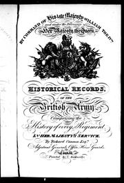 Cover of: Historical record of the Seventy-Third Regiment by Richard Cannon