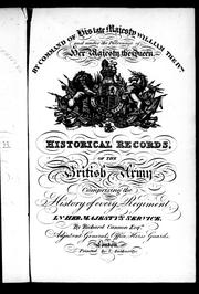 Cover of: Historical record of The Fourth, or, The King
