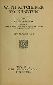 Cover of: With Kitchener to Khartum by G. W. Steevens