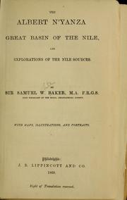 The Albert N'yaza by Baker, Samuel White Sir