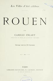 Cover of: Rouen by Camille Enlart, Camille Enlart