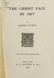 Cover of: The Christ face in art