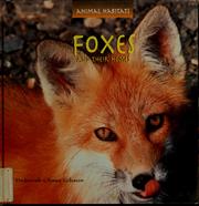 Cover of: Foxes and their homes