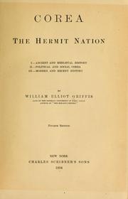 Cover of: Corea, the hermit nation by William Elliot Griffis