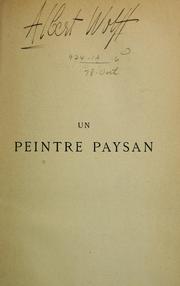 Cover of: Un Peintre paysan: souvenirs & impressions