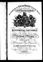 Cover of: Historical record of The Royal Regiment of Scots Dragoons, now The Second Royal North British Dragoons, commonly called The Scots Greys by Richard Cannon