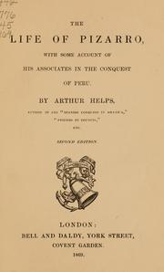 Cover of: The life of Pizarro by Sir Arthur Helps