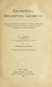Cover of: Engineering descriptive geometry by F. W. Bartlett