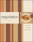 Cover of: Negotiation by Roy J. Lewicki