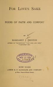 Cover of: For loveś sake: poems of faith and comfort