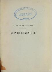 Cover of: Sainte Geneviève by Antonin Sertillanges