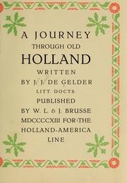 Cover of: A journey through old Holland