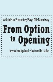 Cover of: From Option to Opening by Donald C. Farber