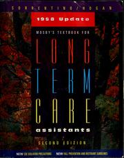 Cover of: Mosby's textbook for long-term care assistants by Sheila A. Sorrentino