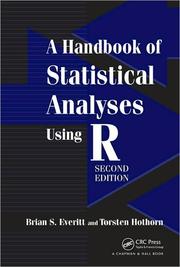 Cover of: A handbook of statistical analyses using R